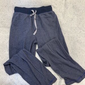 Cozy Kids' Blue Ribbed Pants
